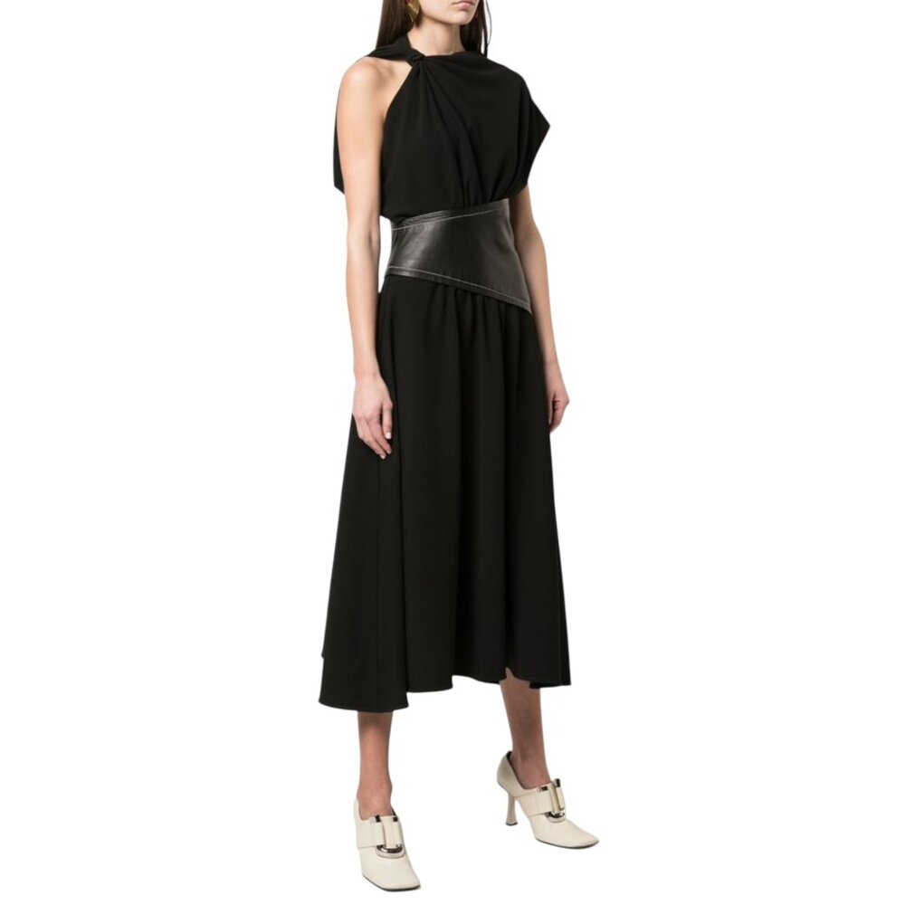 PROENZA SCHOULER CREPE ASYMMETRICAL DRESS SIZE 8 NEW - Picture 9 of 13